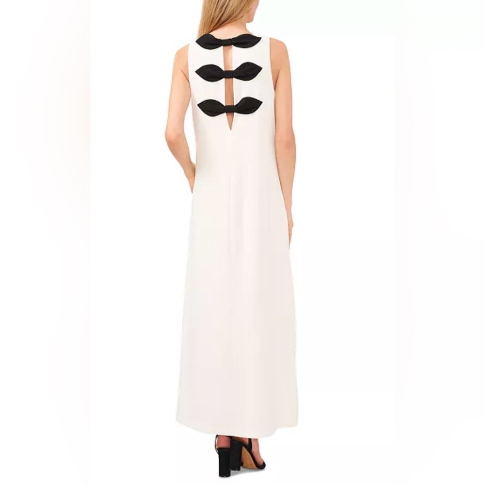 CeCe Woman’s Bow Back Maxi Dress Size M Medium NEW